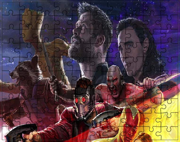 Puzzle Avengers zdjęcie 1