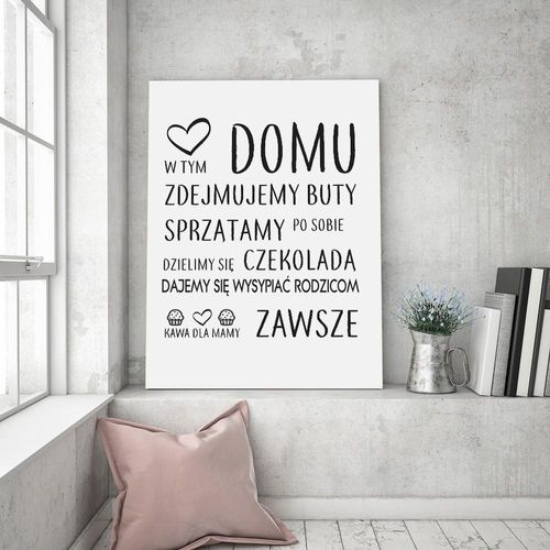 Obraz na płótnie - Canvas, W tym domu 9 40x60 na Arena.pl