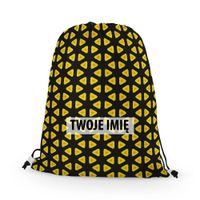 WORKO-PLECAK SPORTOWY z Twoim imieniem Żółte trójkąty 230