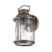Metalowa lampa ścienna Ashland Bay KL-ASHLANDBAY2-S-BU Kichler zewnętrzna IP44 brązowa