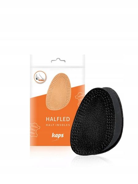 HALFLED BLACK 39/40 - LEATHER - POLWKLADKI zdjęcie 1