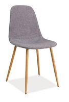 Krzesło Trip szare/ nogi dąb Tap.49