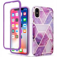 ETUI PANCERNE MARBLE 360° OBUDOWA DO IPHONE X/XS