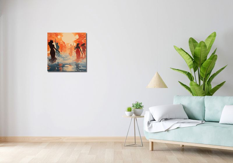 Obraz 50x50cm Taneczny Żar zdjęcie 2