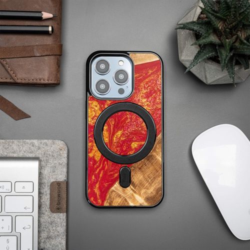 etui bewood unique do iphone 15 pro - neons - paris z magsafe na Arena.pl