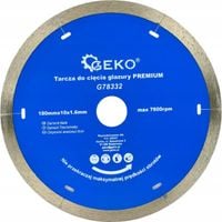 Tarcza diamentowa ciągła 180x22,2x1,6mm glazura GEKO