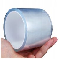 SZEROKA FOLIA TAŚMA OCHRONNA BEZBARWNA DRZWI PROGI 7cm5m NAKLEJKA NA PROGI