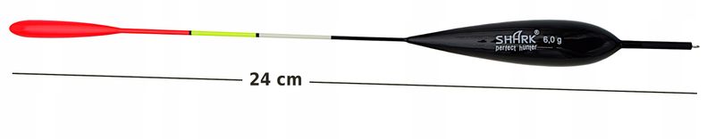 Spławik Przelotowy z BALSY SHARK Perfekt Hunter 6,0 g / 24 cm zdjęcie 2