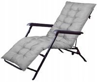 Poduszka Ogrodowa 165x50 cm na Leżak Ogrodowy Wiązana Wygodna