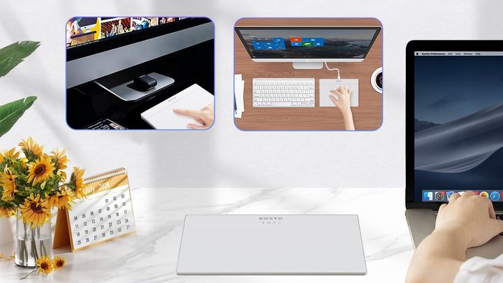 BOSTO T02 Touchpad Trackpad Gładzik BEZPRZEWODOWY do WINDOWS iOS zdjęcie 12