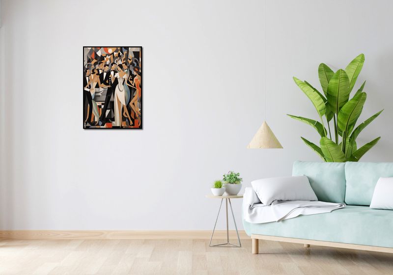 Plakat 50x70cm Bal w Art Deco zdjęcie 4