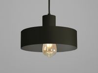 Lampa wisząca FAY 1 M – czarny