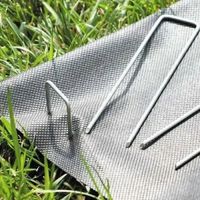 SZPILKI KOTWY KOŁKI METALOWE DO AGROTKANINY AGROWŁÓKNINY 3x15cm 100szt