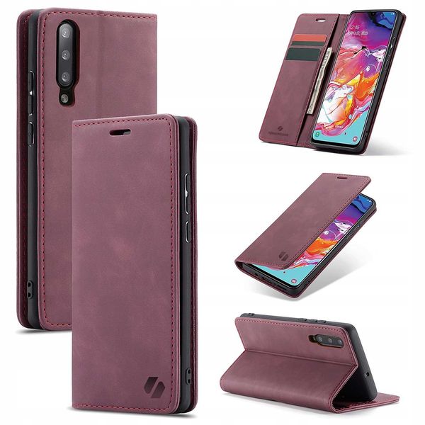 Spacecase Wallet Galaxy A70 Red zdjęcie 8