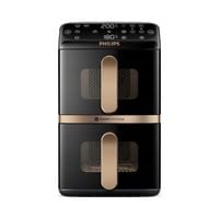 Frytkownica beztłuszczowa z dwoma koszami Philips Ovi Airfryer 10l NA462/70