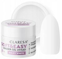 CLARESA SOFT&EASY ŻEL BUDUJĄCY UV/LED GEL BUILDING 45g MILKY WHITE
