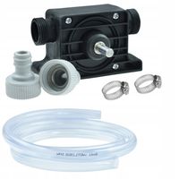 POMPA ZESTAW,POMPKA NA WIERTARKĘ 3/4" + WĄŻ 4M + OPASKI 900L/h