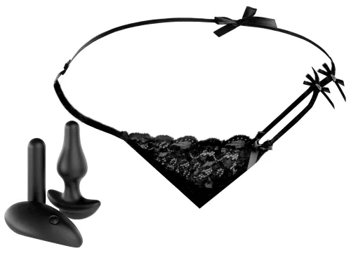 hookup panties remote bowtie bikini xl-xxl z systemem wibracyjnym, pilot na Arena.pl