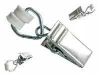 Żabka Żabki zapinki do karniszy aluminiowych firanek zasłon 100 SZT