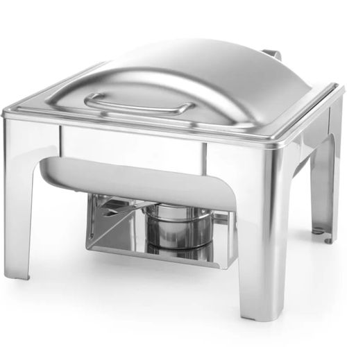 Podgrzewacz do potraw na pastę świeczki stal satynowana GN 1/2 na Arena.pl