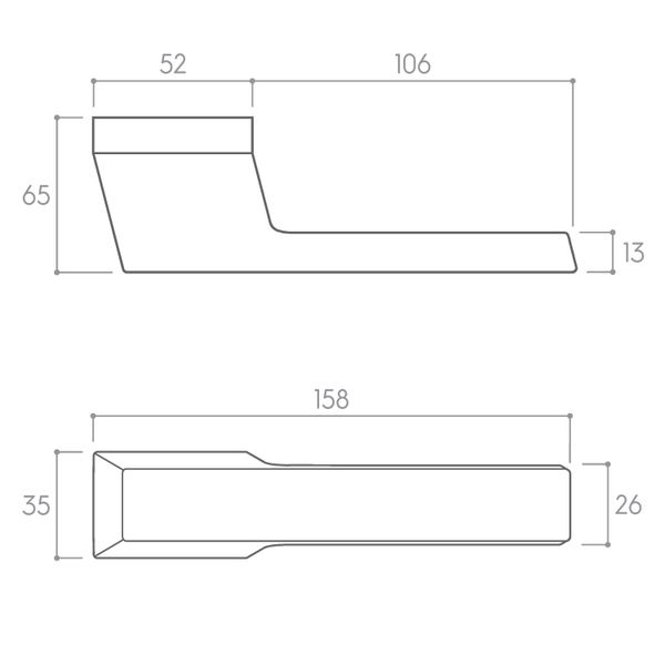 KLAMKA DRZWIOWA PREMIUM MAXIMA RT CHROM POŁYSK zdjęcie 3