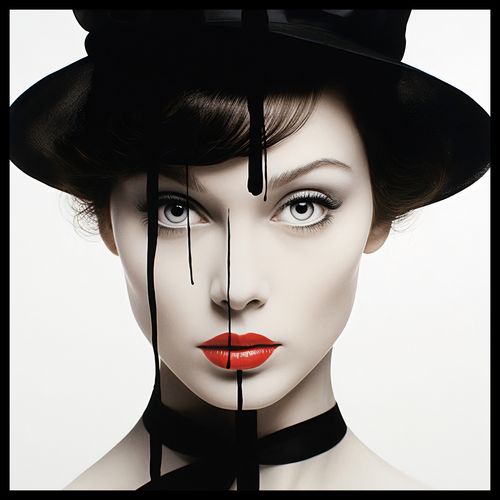 Plakat 50x50cm Atramentowa Aura na Arena.pl