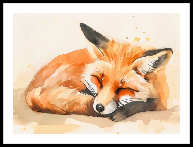 Plakat 55x40cm Akwarelowa Sielanka zdjęcie 3