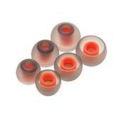 Gumki do JBL Tune 125TWS / 120TWS czarno-pomarańczowe