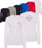 damska KOSZULKA BLUZKA WŁASNY HAFT TWOJE LOGO NAPIS firmowa reklamowa 20szt