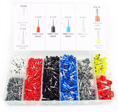 ZACISKARKA PRASKA DO KONEKTORÓW KOŃCÓWEK KABLI PRZEWODÓW + 1200 TULEJEK na Arena.pl