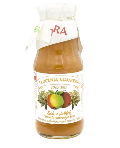 SOK JabŁkowy Z Kwiatem Czarnego BZU NFC BIO 300 ml - TŁocznia Maurera na Arena.pl
