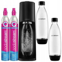 SodaStream Terra Saturator do gazowania wody 2 butelki 2x Butla z gazem CO2