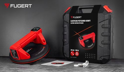 PRZYSSAWKA DO PŁYTEK PRÓŻNIOWA ELEKTRYCZNA UCHWYT DO GRESU 210MM na Arena.pl