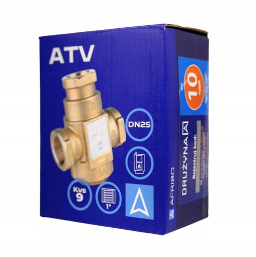 ZAWÓR TEMPERATUROWY OCHRONY POWROTU KOTŁA ATV 335 DN25 Ø 1" CAL 9 m³/h na Arena.pl