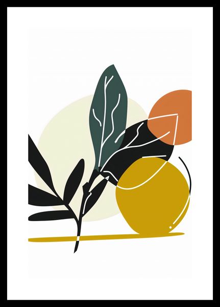 Plakat 53x81cm Elegancka Flora zdjęcie 3