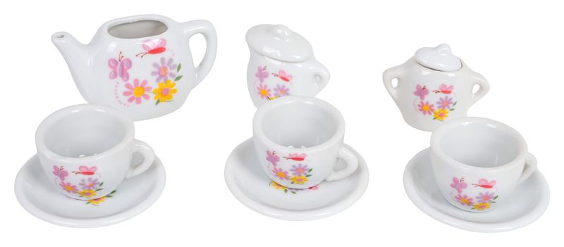 Ceramiczny Zestaw Do Herbaty Kwiatki zdjęcie 4