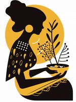 Plakat 60x80cm Kobieta i Natura