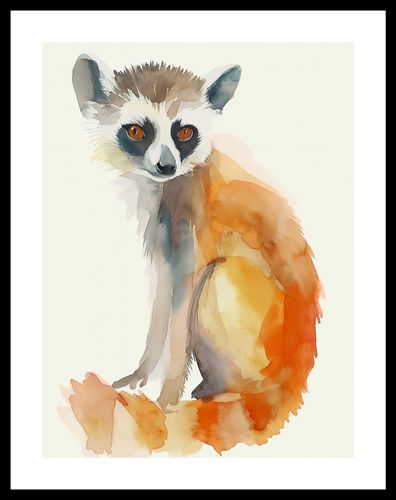 Plakat 30x40cm Lemurek na Arena.pl