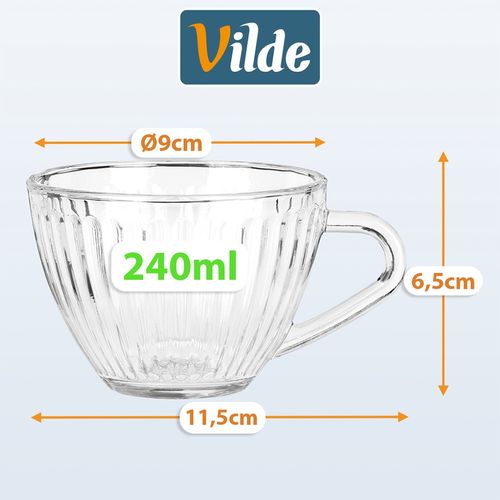 Szklanki 240 ml 6 szt. na Arena.pl