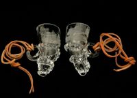 kieliszek myśliwski kulawka szklana Darz Bór - dzik - 1 szt