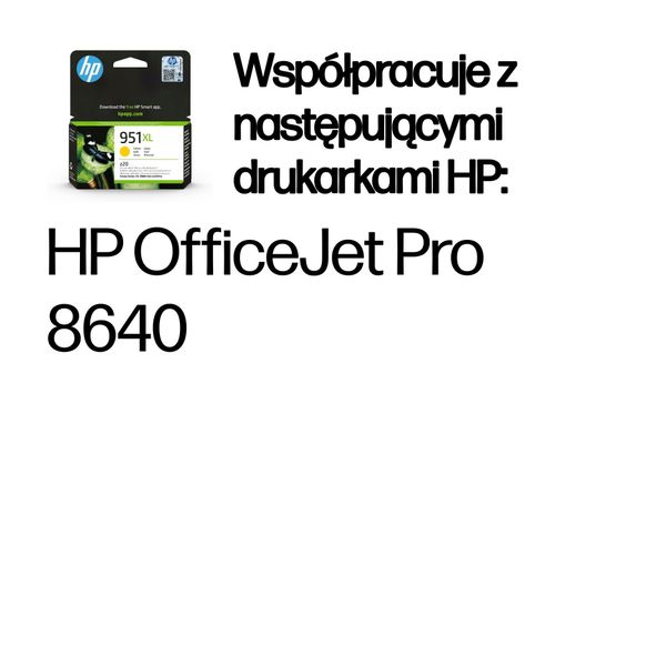 Tusz HP 951XL Yellow zdjęcie 2