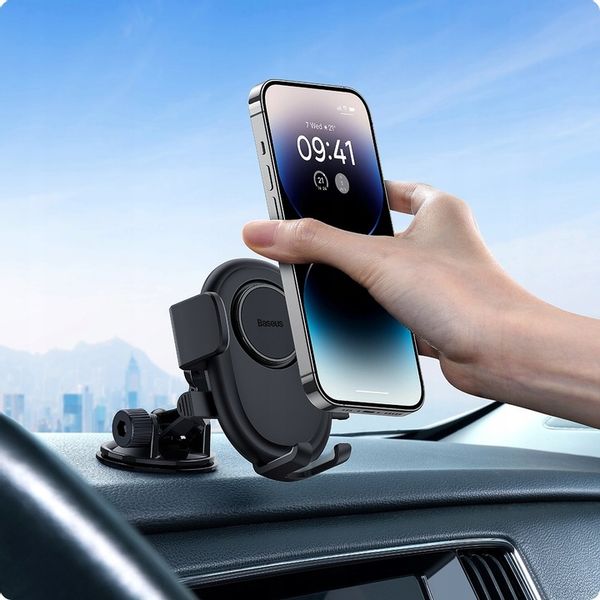 AUTOMATYCZNY UCHWYT SAMOCHODOWY BASEUS DO TELEFONU NA KOKPIT SZYBĘ 360° zdjęcie 10