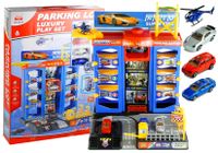 NDL 3064 Zestaw Parking Poziomowy Winda 3 Autka Helikopter