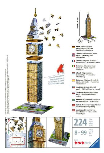 Puzzle 216 Elementów Big Ben na Arena.pl