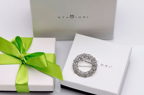 Srebrna broszka Staviori na Arena.pl