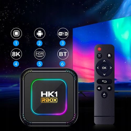 SMART BOX TV 8K 4K ANDROID 13 WIFI 6 BLUETOOTH 5.0 PRZYSTAWKA TV 2024 2+16G na Arena.pl