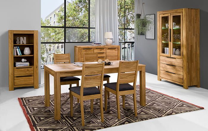 Dębowy regał Parma zdjęcie 3