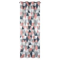 Zasłona na przelotkach ADINA 140x250 biała + różowa