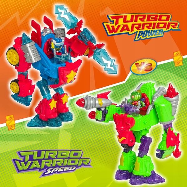SUPERTHINGS Super Things Zings Turbo Warrior Power Robot Auto Transformer zdjęcie 16
