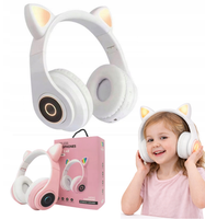Słuchawki bezprzewodowe bluetooth nauszne prezent B39 BIAŁE
